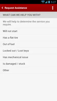 Roadside android App screenshot 3